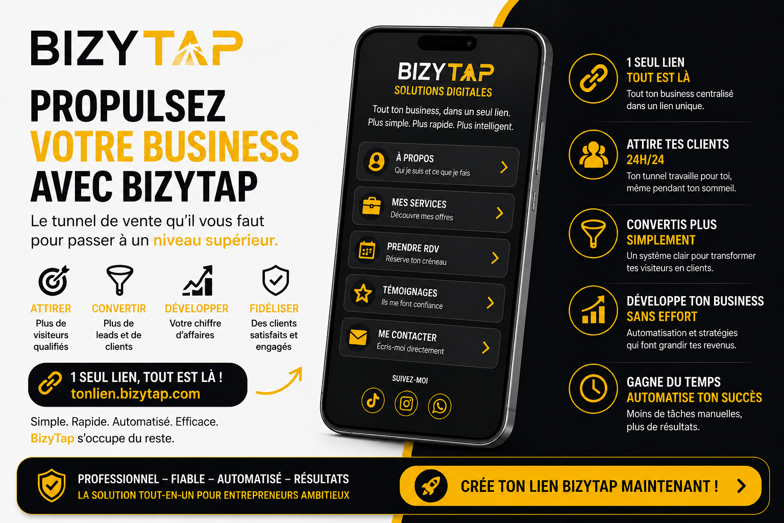 Propulsez votre business avec BizyTap