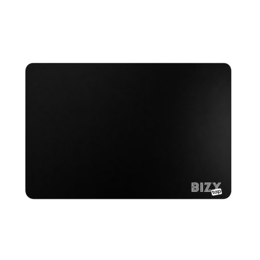 Carte BizyTap de couleur noire en PVC