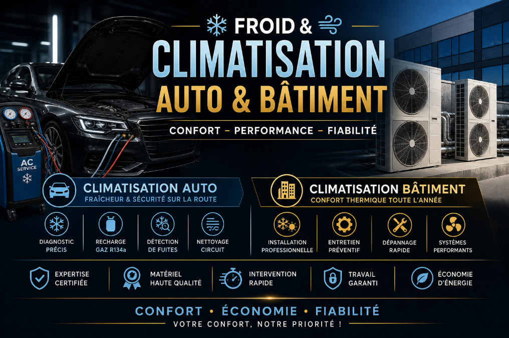 FROID ET CLIMATISATION AUTO &BÂTIMENT
