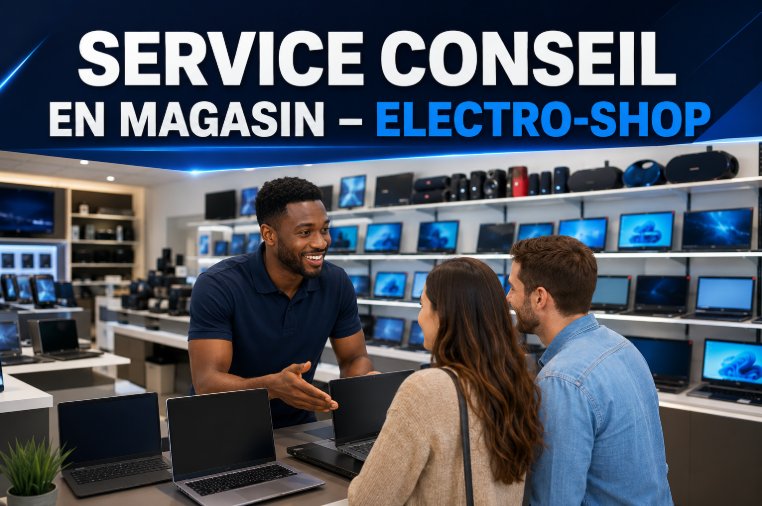 SERVICE CONSEIL EN MAGASIN  – ELECTRO-SHOP