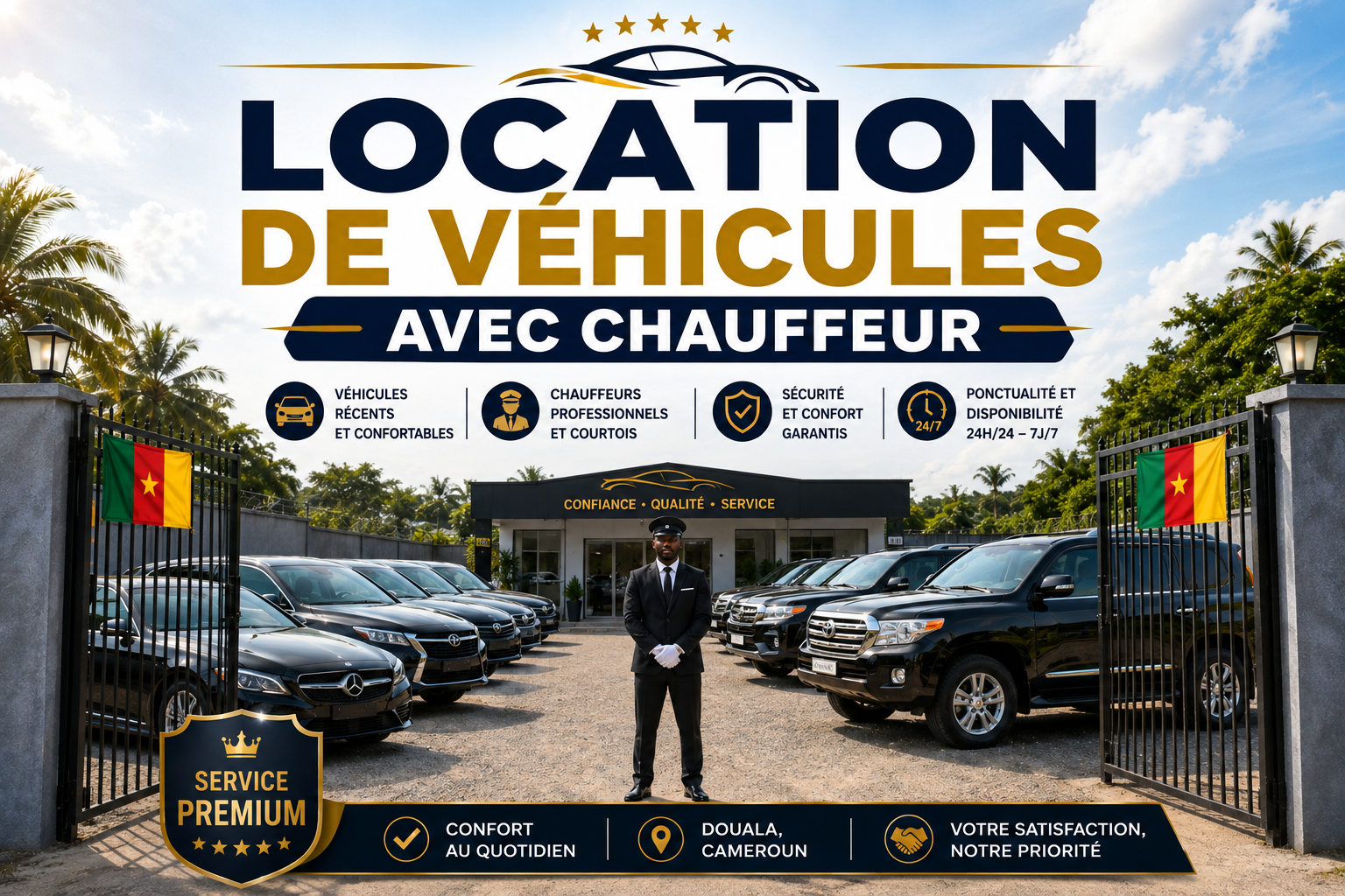 LOCATION DE VÉHICULES AVEC CHAUFFEUR
